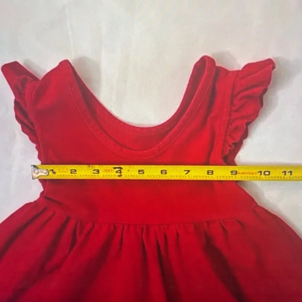 Hannah Andersson Americana Dress Lot 4 Nostalgic Primary Colors Kidcore Floral - Picture 5 of 16